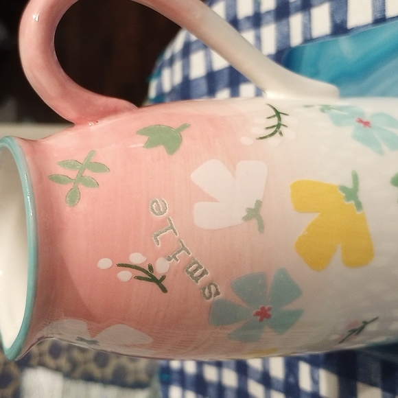 Mudpie Pink Pitcher - Picture 3 of 7